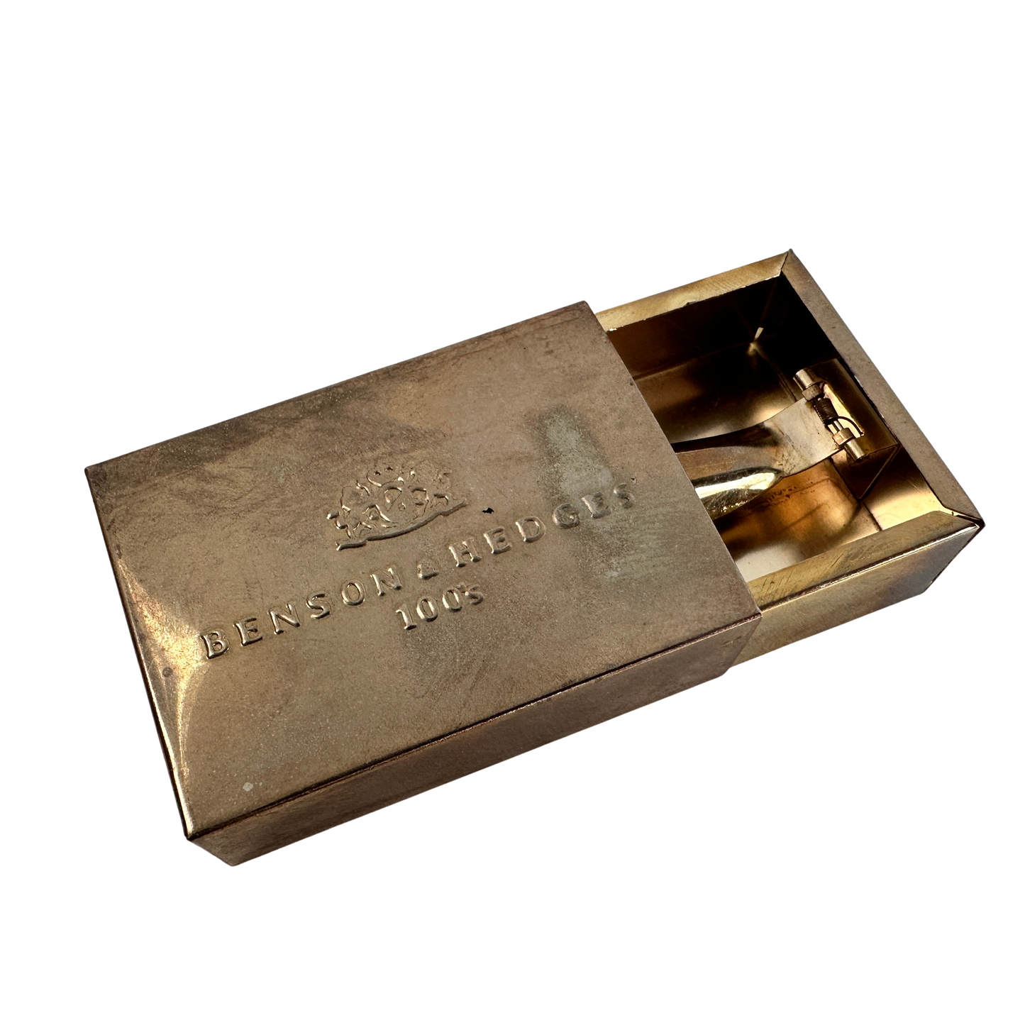 AA018 BENSON & HEDGES 100'S METAL POCKET ASHTRAY