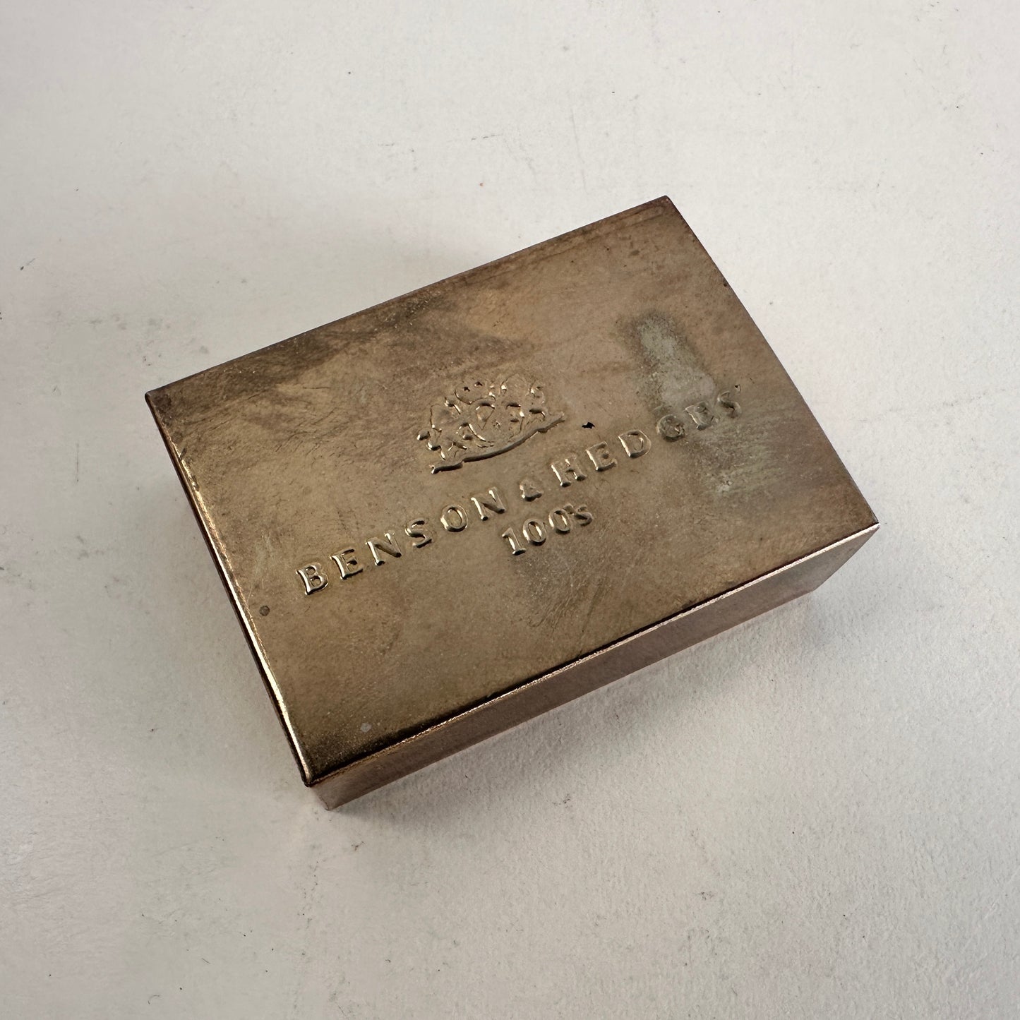 AA018 BENSON & HEDGES 100'S METAL POCKET ASHTRAY