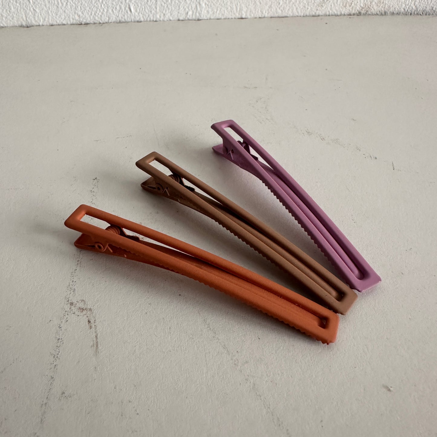 BB001 PASTEL HAIR CLIP TRIO