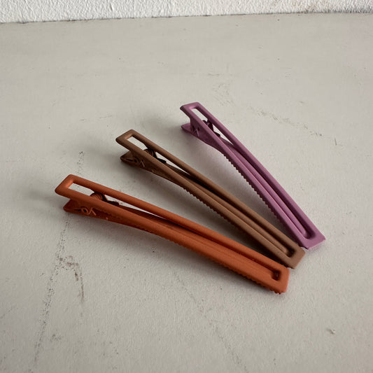 BB001 PASTEL HAIR CLIP TRIO