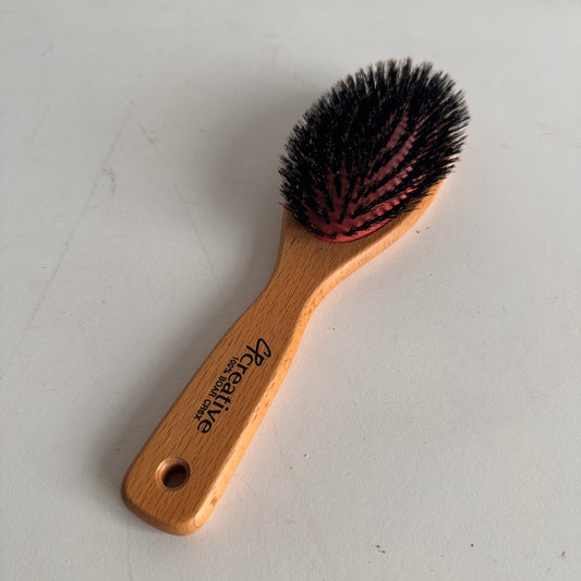 BB007 BOAR HAIR WOOD HAIRBRUSH