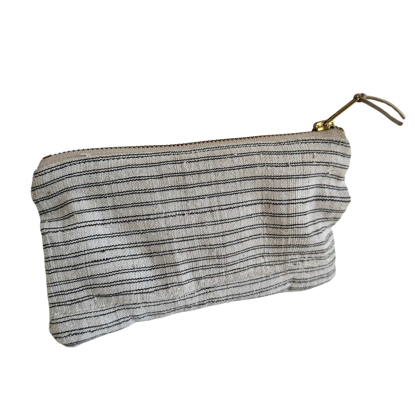 BB027 STRIPED STICHING MAKEUP POUCH