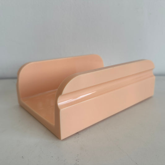 BB030 PEACH ACRYLIC GUEST TOWEL HOLDER