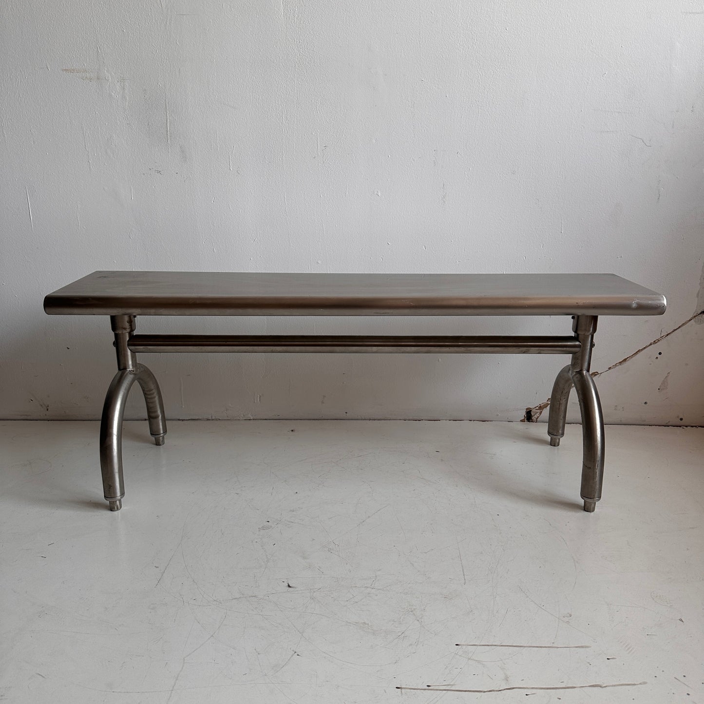BE001 STAINLESS STEEL GYM BENCH
