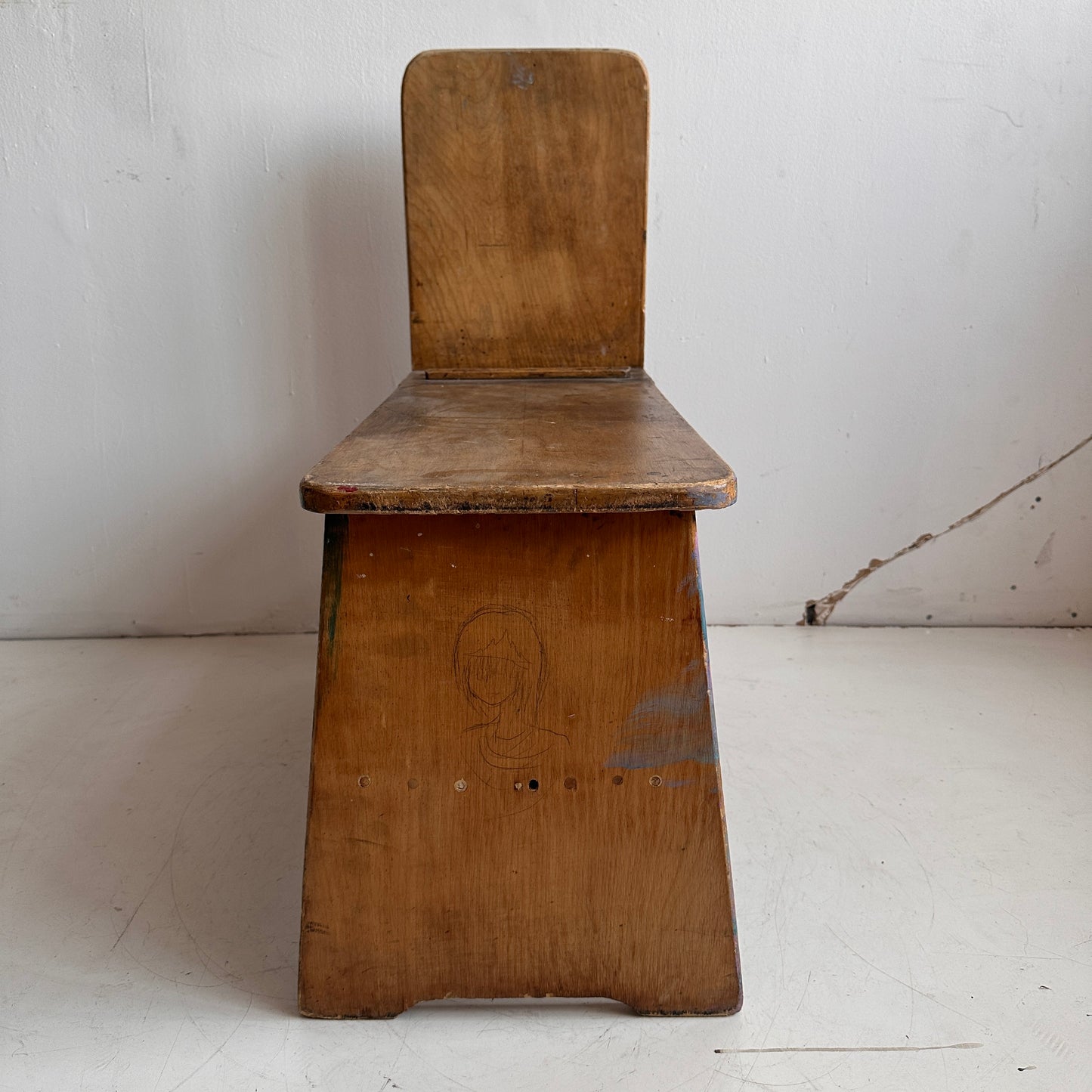 BE003 ART HORSE BENCH #2