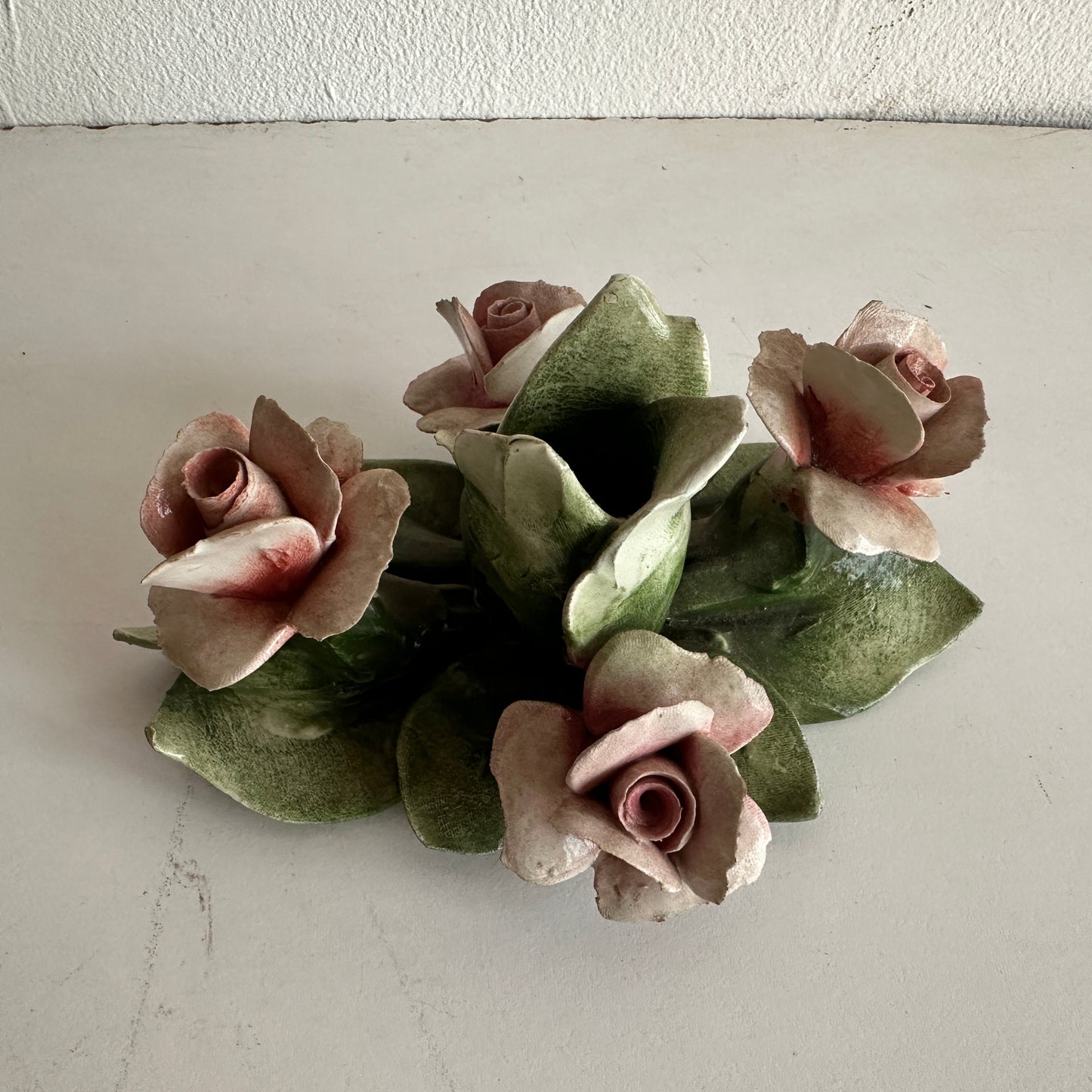 CA009 CAPO ROSE TAPER CANDLE HOLDER