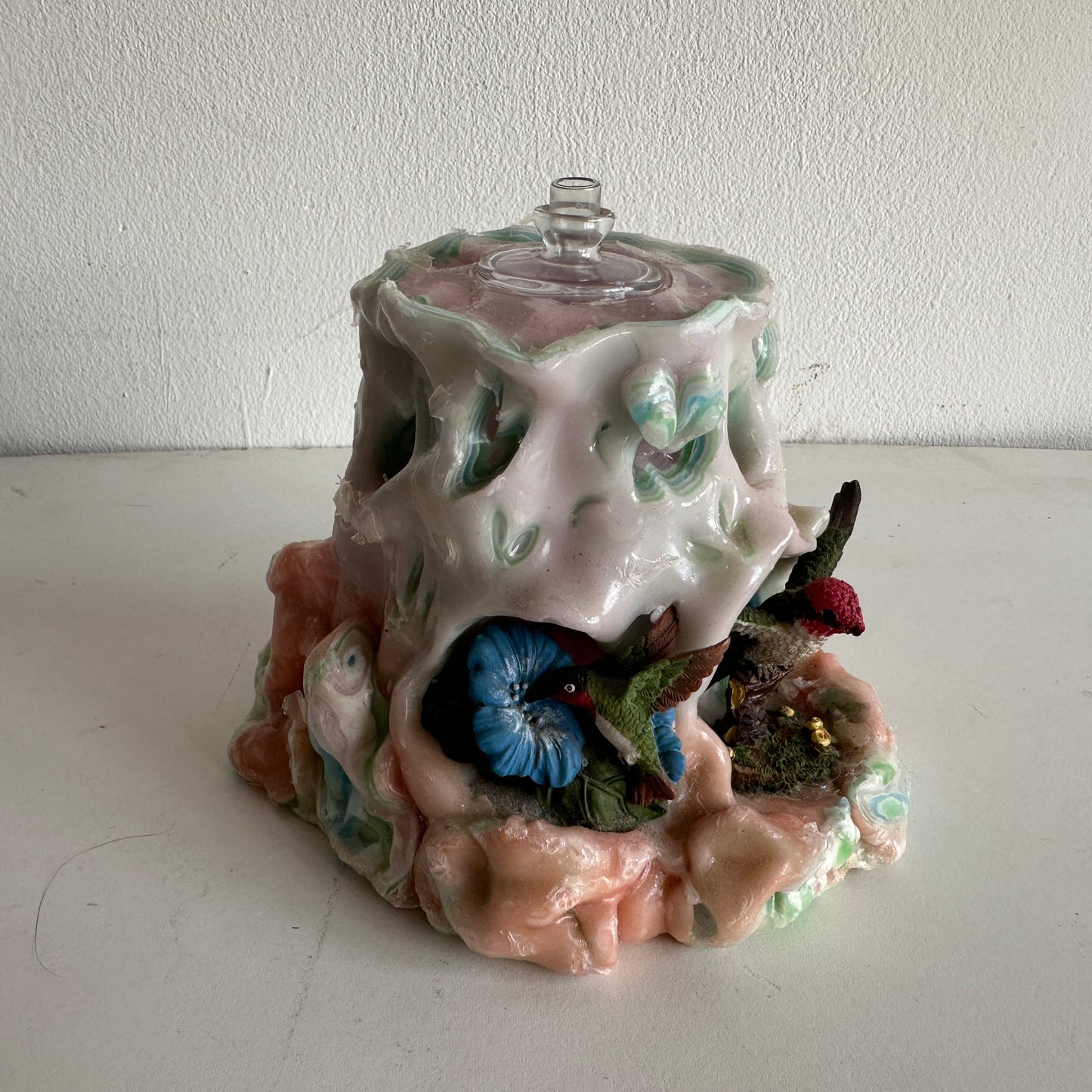 CA021 HUMMINGBIRD WAX OIL CANDLE HOLDER
