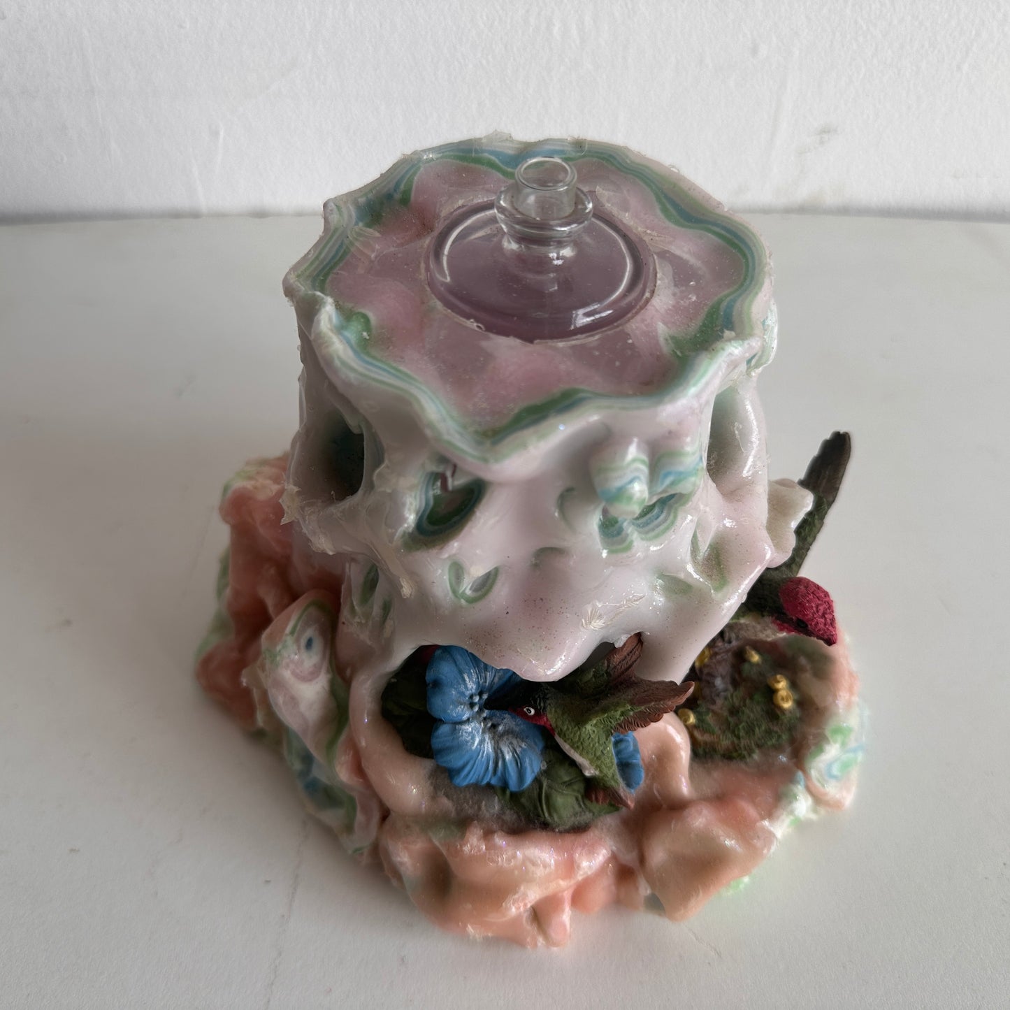 CA021 HUMMINGBIRD WAX OIL CANDLE HOLDER