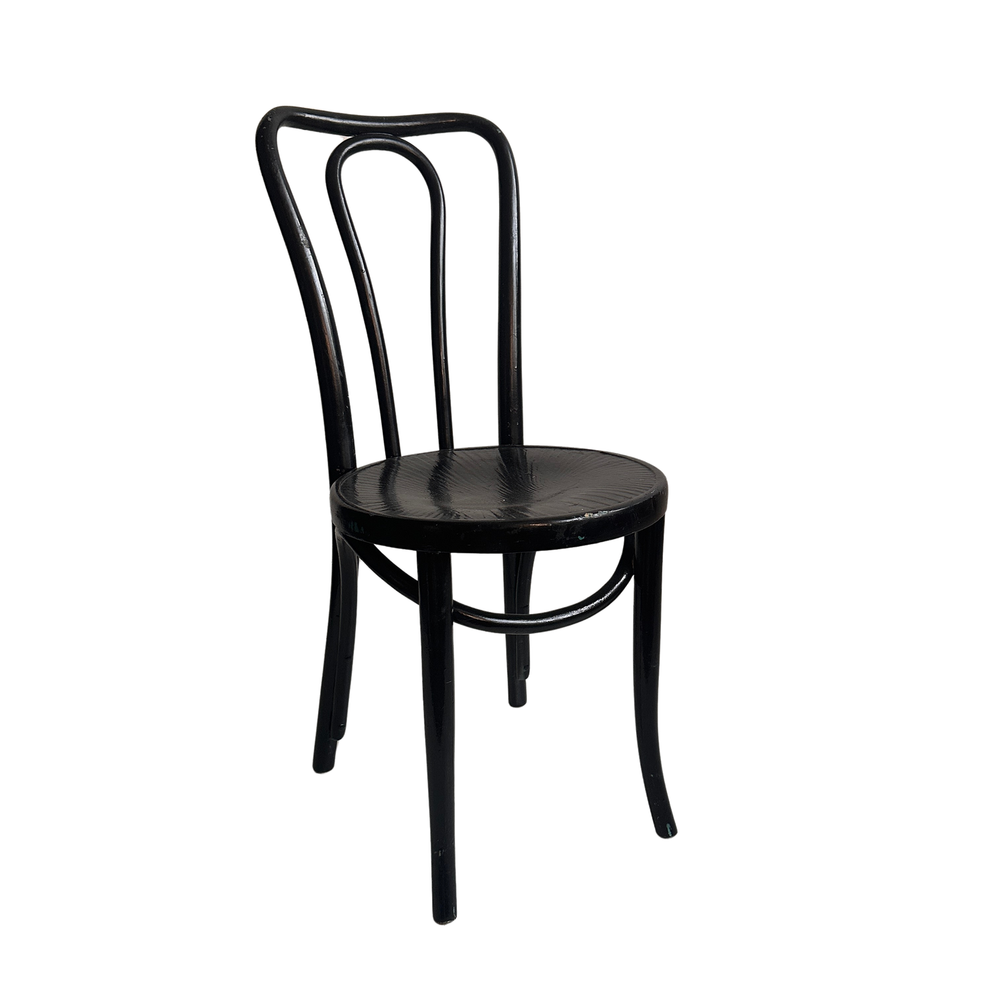 CH002 BLACK VINTAGE JUNGIAN CAFE CHAIR