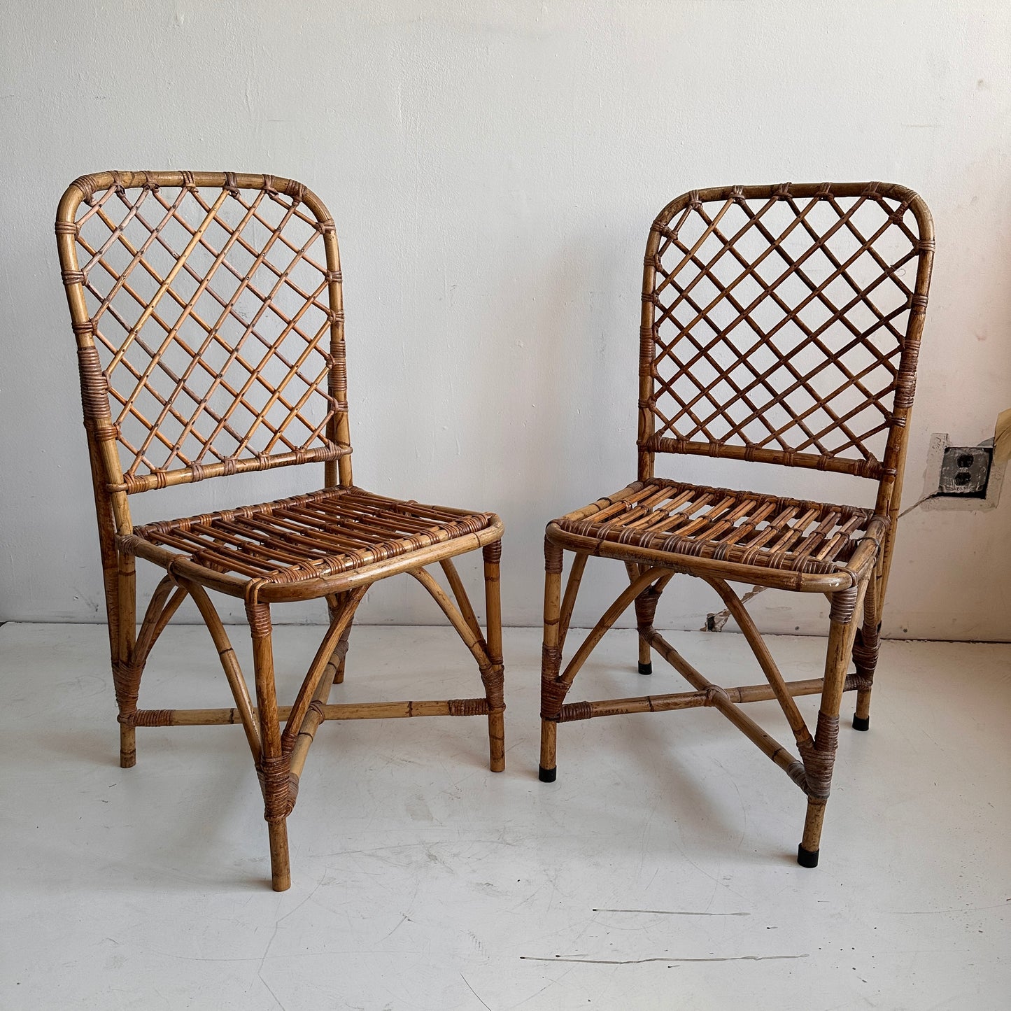 CH017 RATTAN SIDE CHAIRS