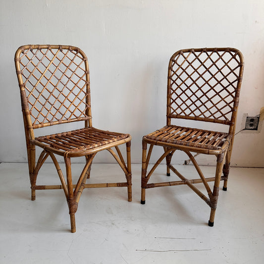 CH017 RATTAN SIDE CHAIRS