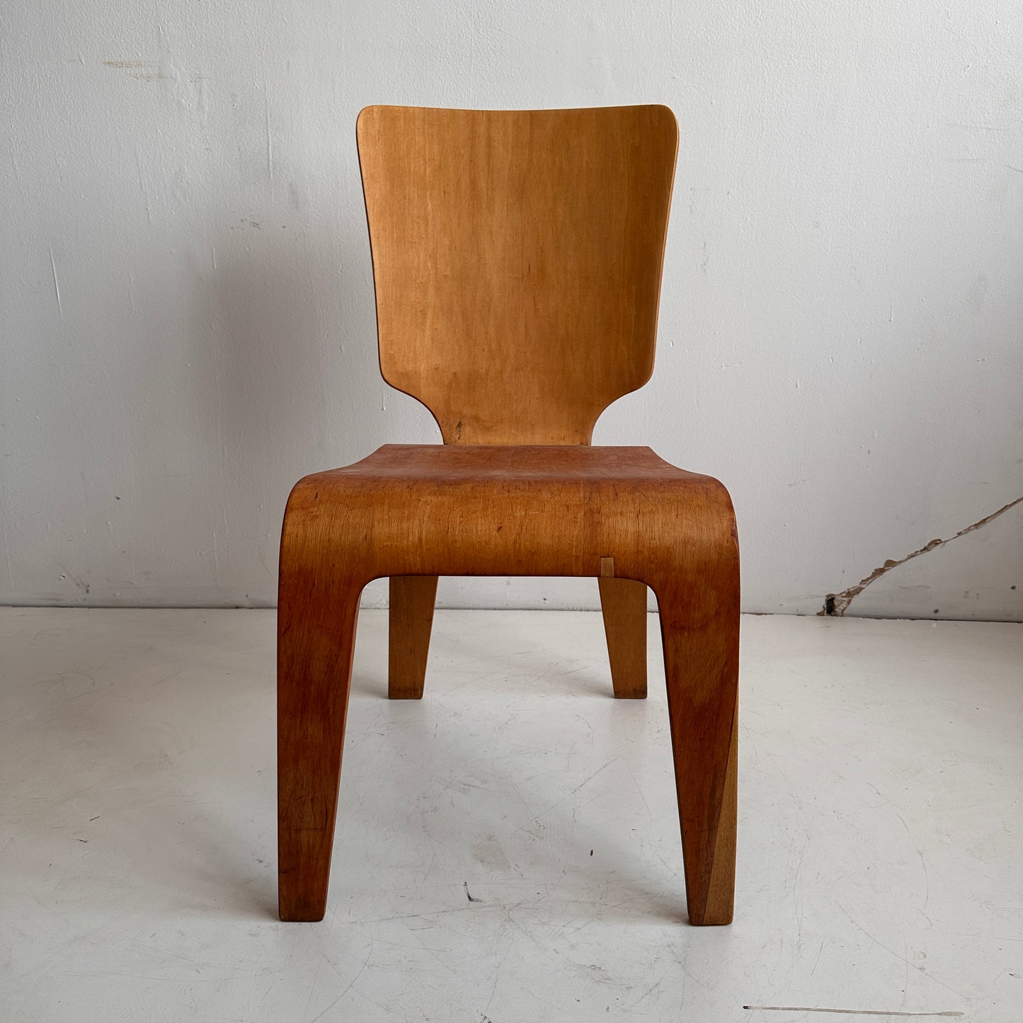 CH024 BRUDNER MOLDED PLYWOOD SIDE CHAIR