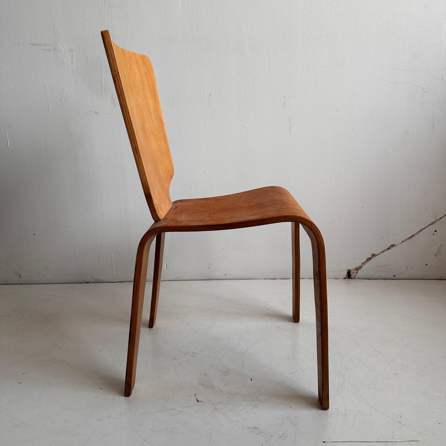 CH024 BRUDNER MOLDED PLYWOOD SIDE CHAIR