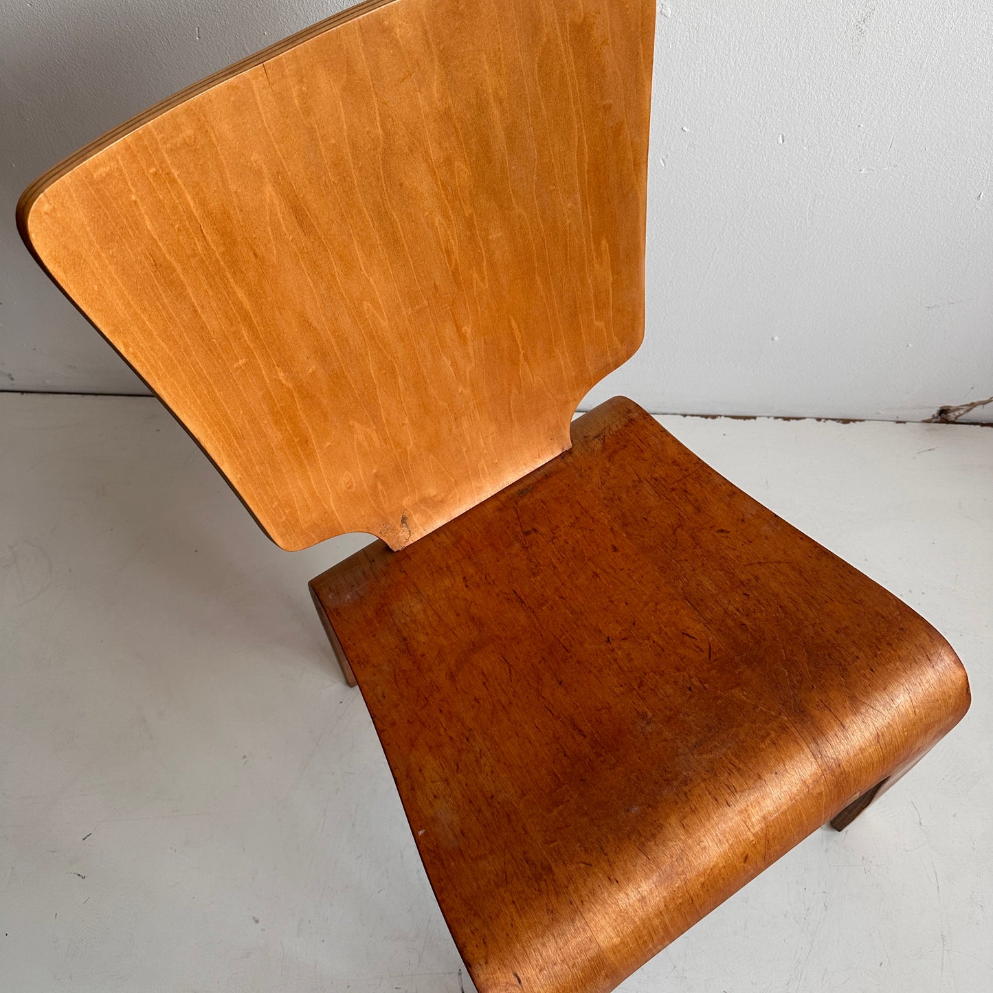 CH024 BRUDNER MOLDED PLYWOOD SIDE CHAIR
