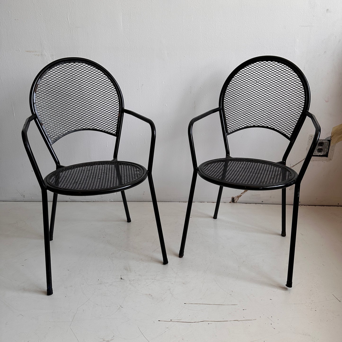 CH032 BLACK METAL MOLONDI OUTDOOR CHAIRS