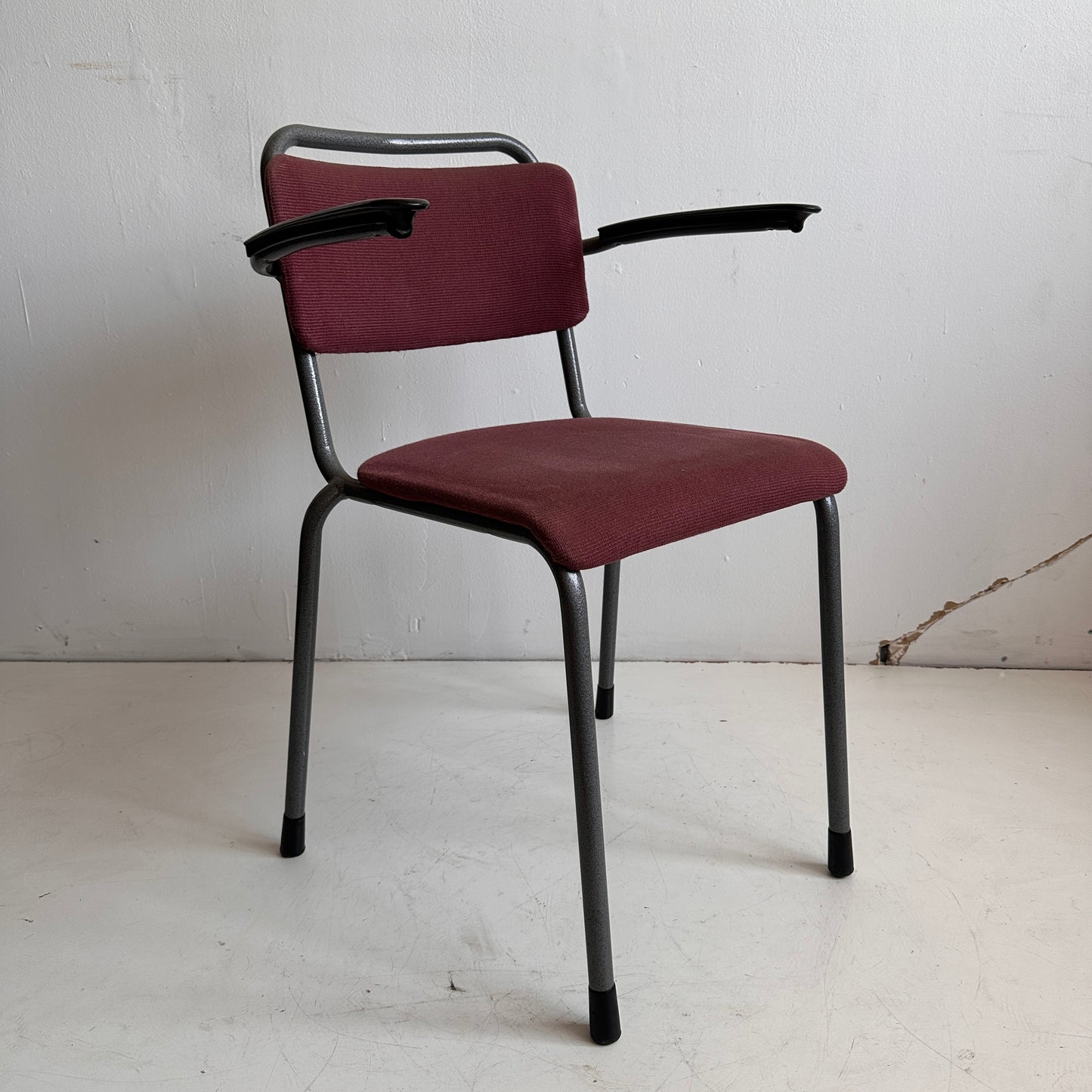 CH035 DUTCH DESIGN SIDE CHAIRS WITH BYZANTIUM UPHOLSTERY