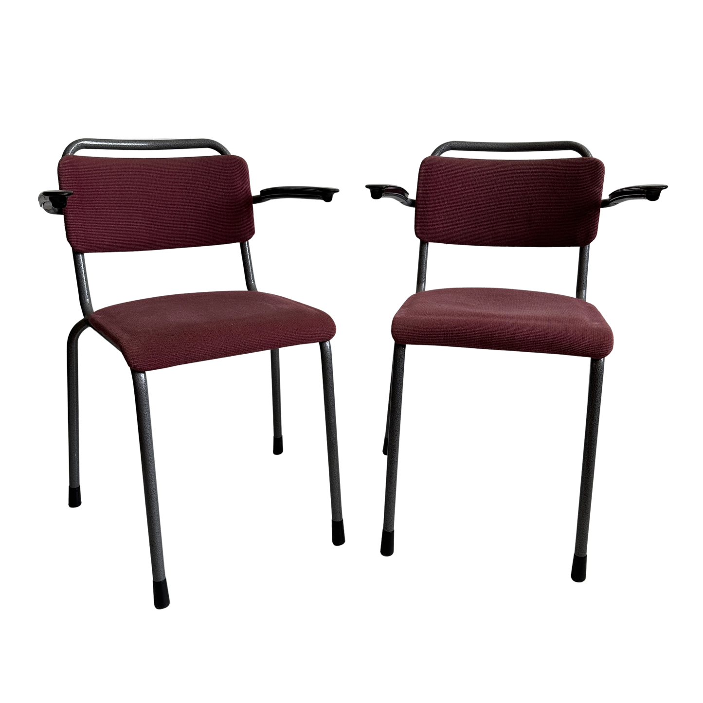 CH035 DUTCH DESIGN SIDE CHAIRS WITH BYZANTIUM UPHOLSTERY