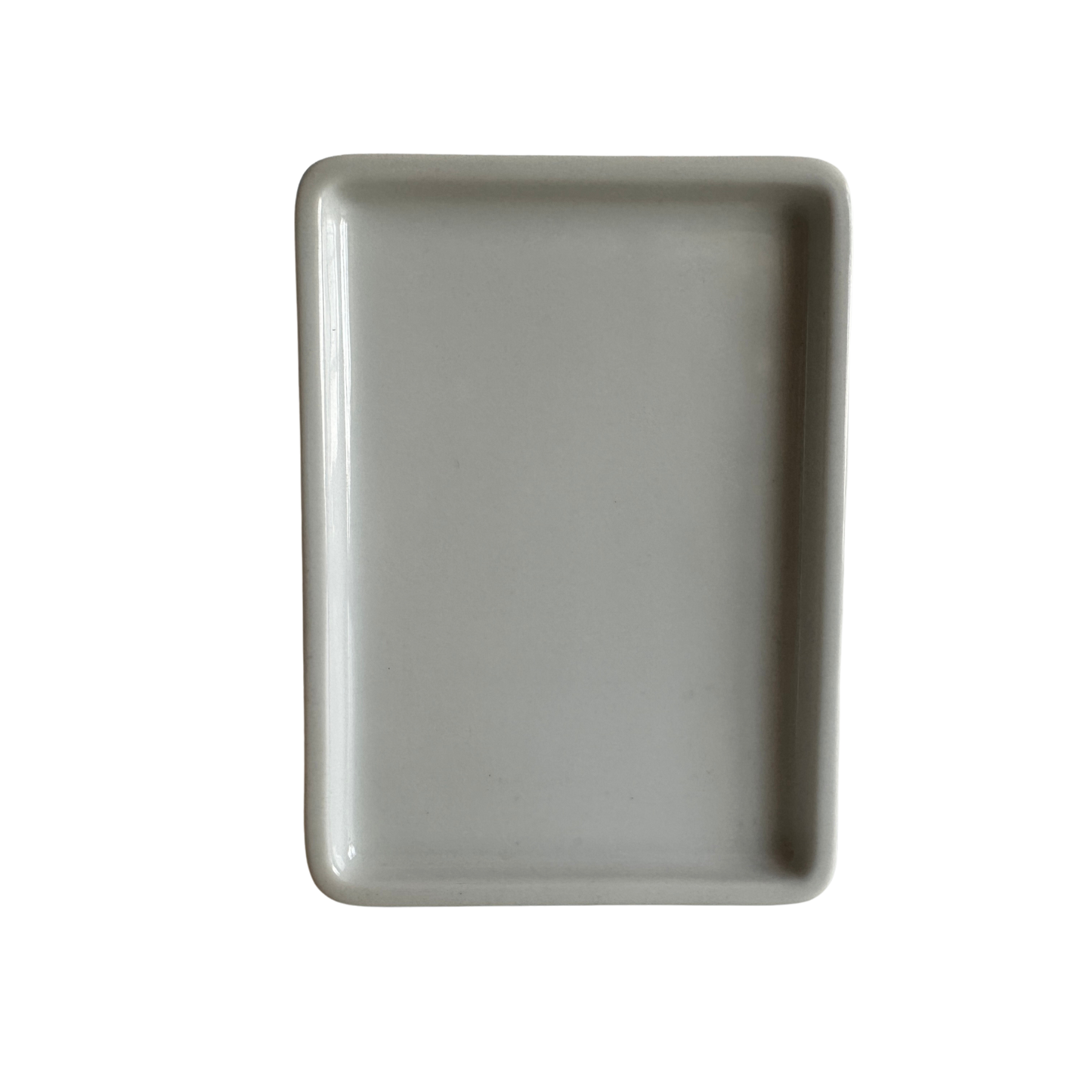 CT006 SMALL WHITE PORCELAIN TRAY