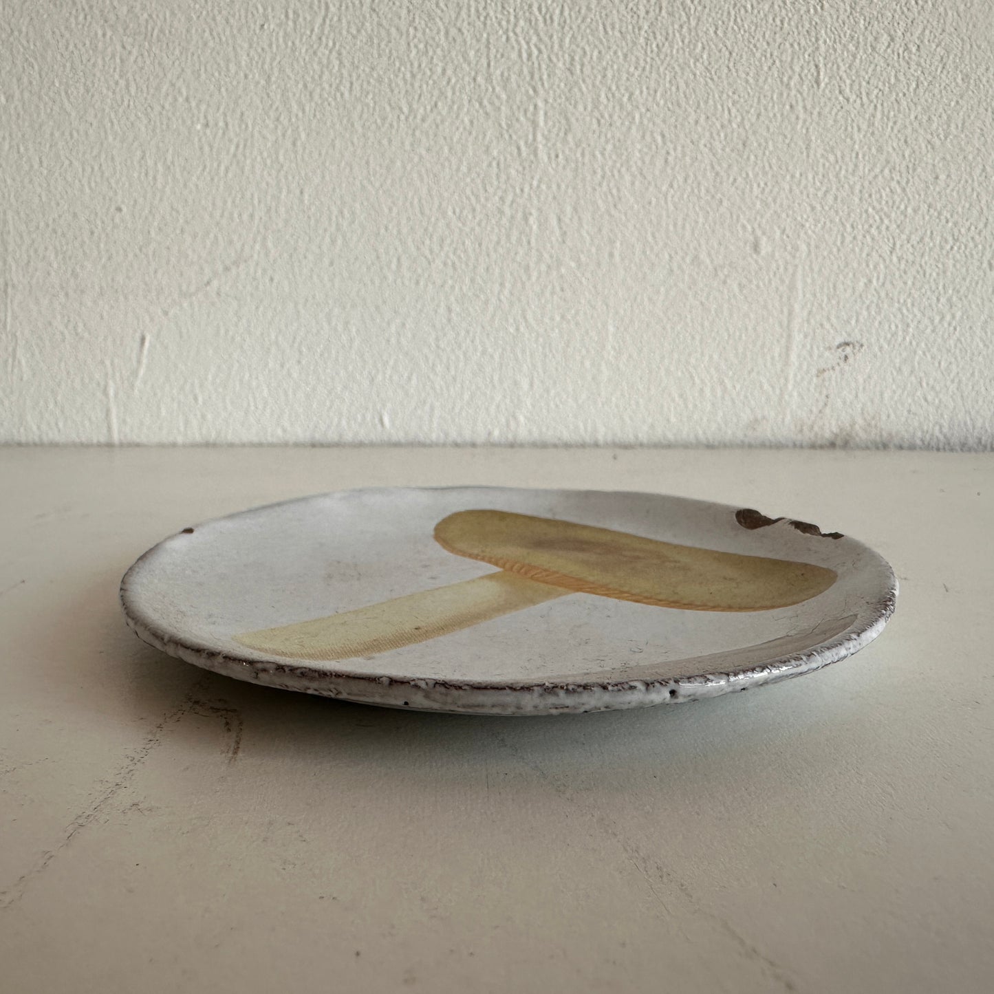 CT010 LITTLE MUSHROOM CERAMIC PLATE