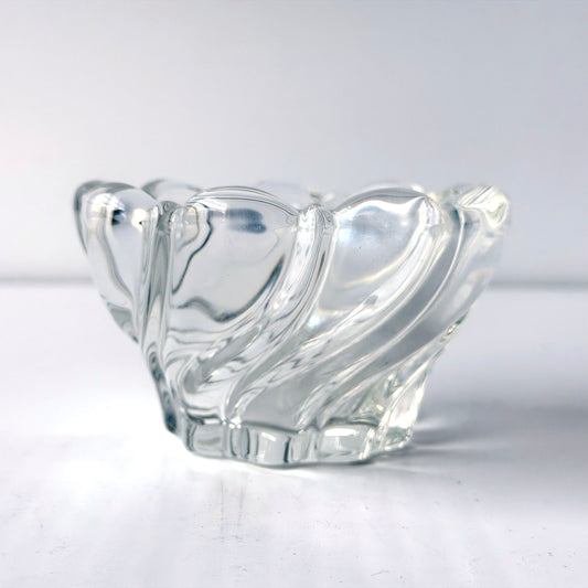 CT034 SMALL GLASS SWIRL BOWL