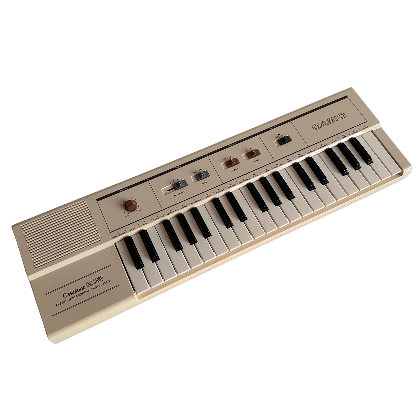 EL006 CASIO CREAM KEYBOARD