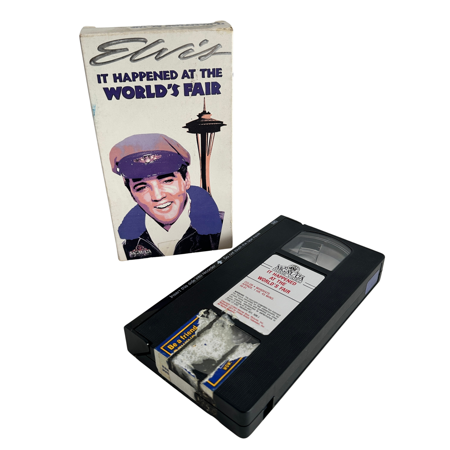 EL014 IT ALL HAPPENED AT THE WORLD'S FAIR ELVIS VHS TAPE