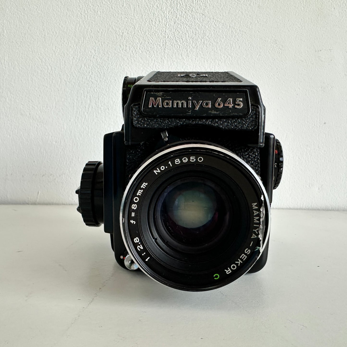 EL024 MAMIYA 645J MEDIUM FORMAT CAMERA WITH 2 LENSES