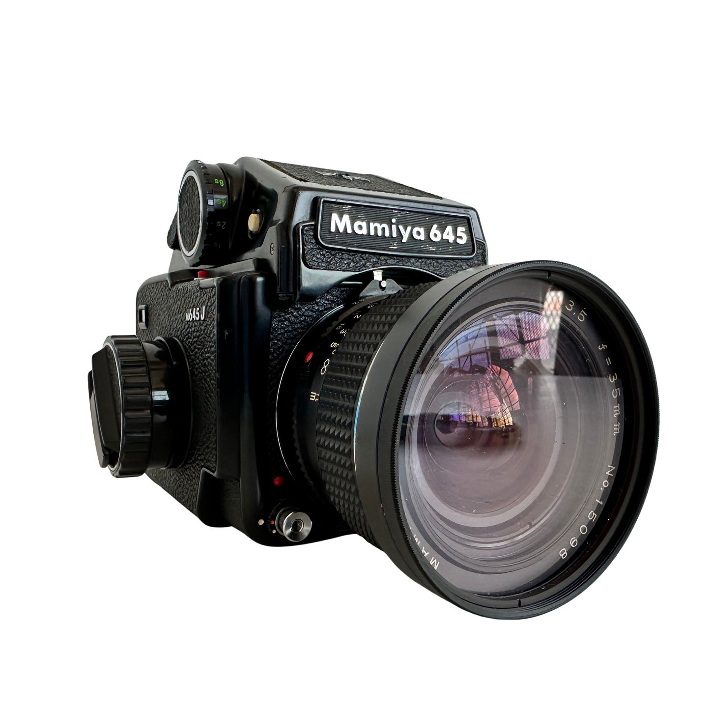 EL024 MAMIYA 645J MEDIUM FORMAT CAMERA WITH 2 LENSES