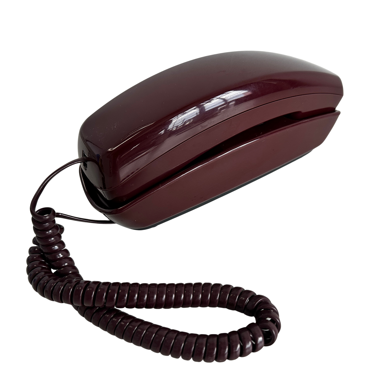 EL043 MAROON TRIMLINE PHONE