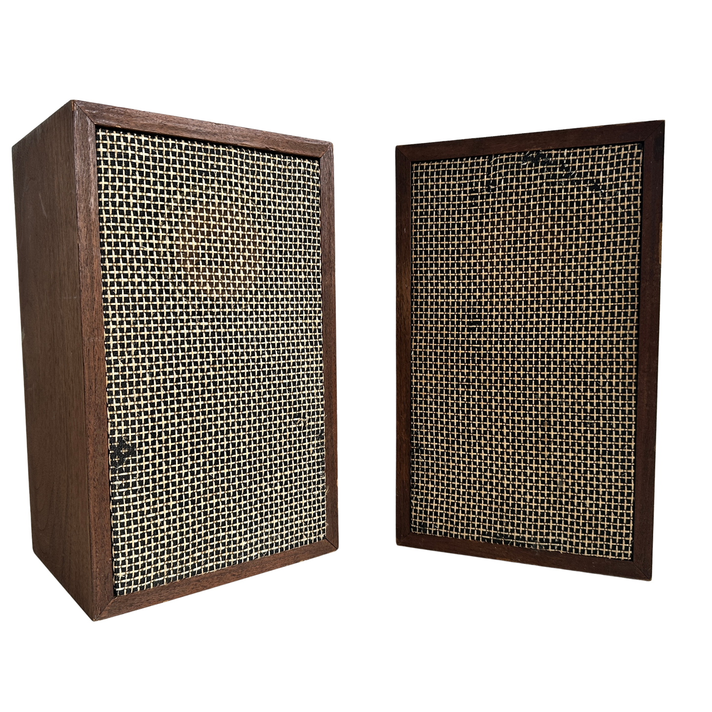 EL047 SET OF TWO WOOD BOOKSHELF SPEAKERS