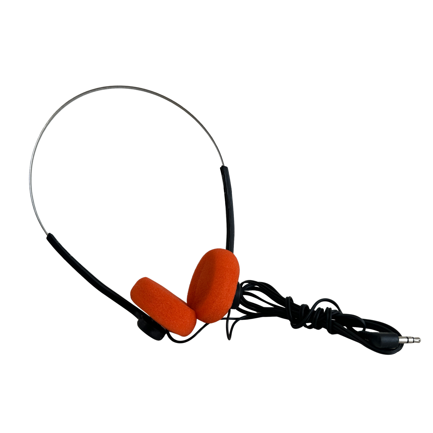 EL051 ORANGE FOAM HEADPHONES