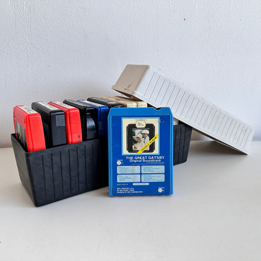 EL069 SET OF 12 - 8 TRACK TAPES WITH CASE