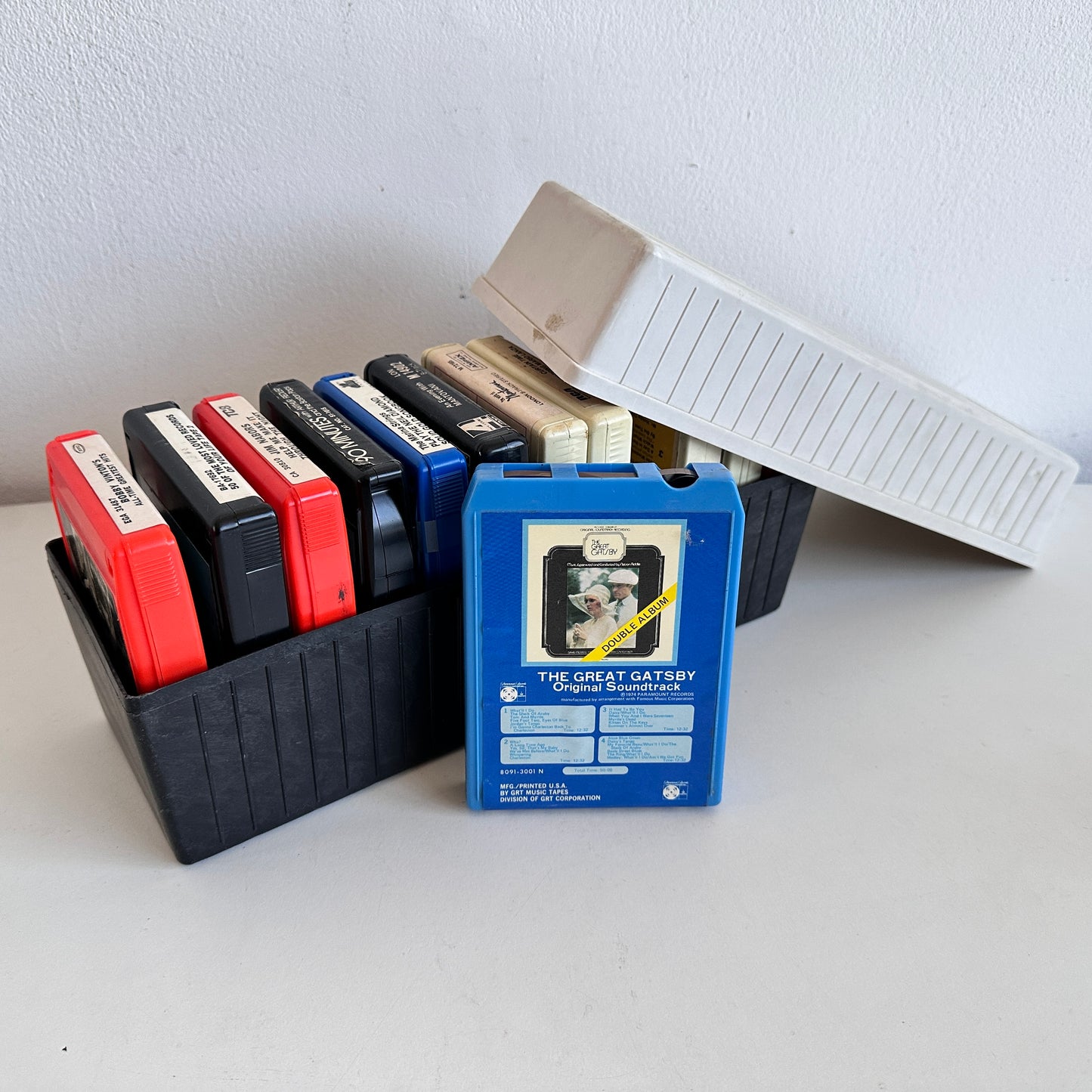 EL069 SET OF 12 - 8 TRACK TAPES WITH CASE