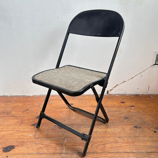 FC009 BLACK METAL FOLDING CHAIR