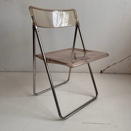 FC019 UNIQUE LUCITE FOLDING CHAIR