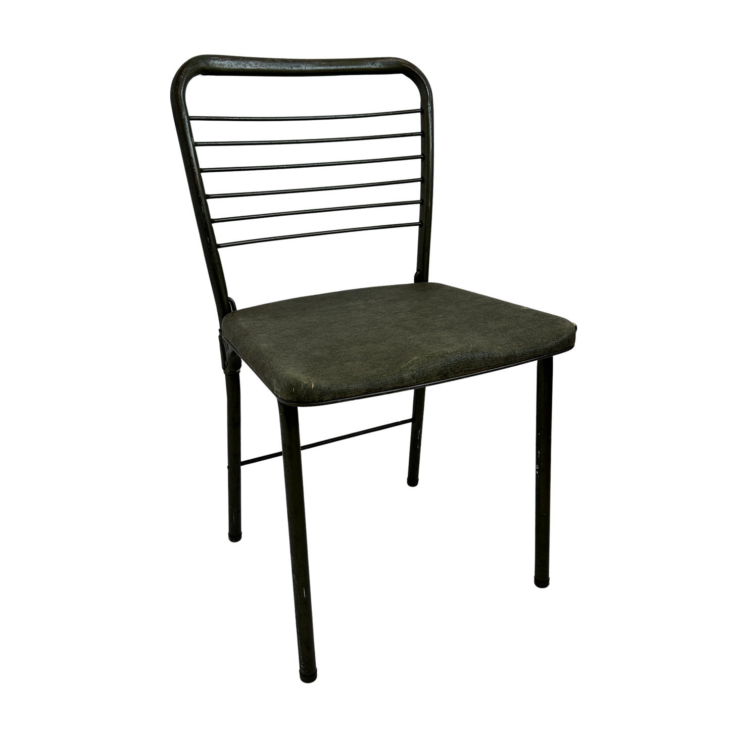 FC029 GREEN VINYL SEAT FOLDING CHAIR