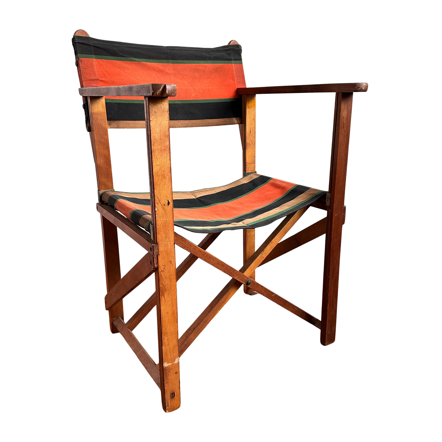 FC035 ANTIQUE WOOD DIRECTORS CHAIR