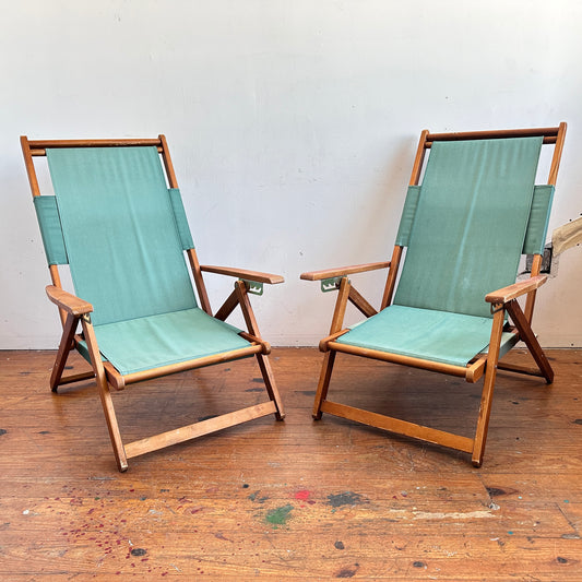 FC042 GREEN FADED SLING CHAIRS
