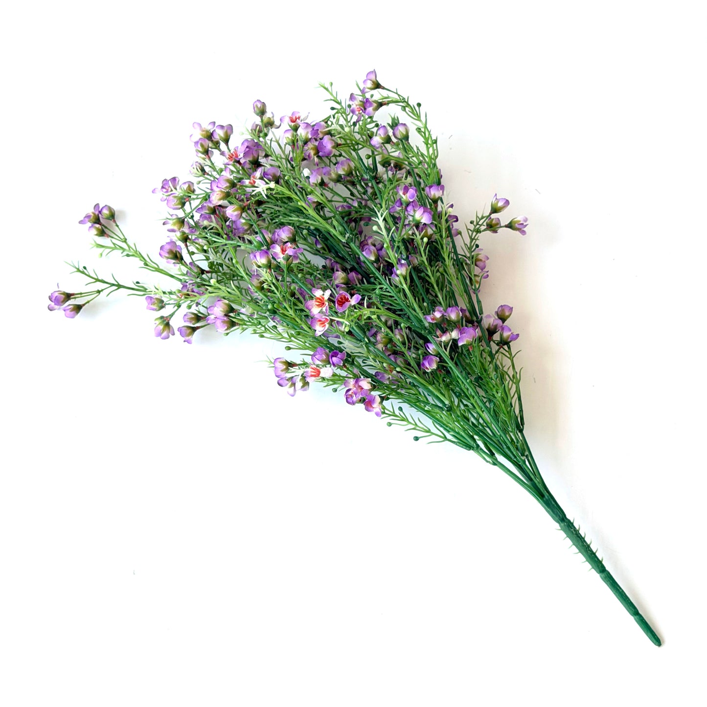 FF0019 SILK LAVENDAR WAX FLOWER SPRAY