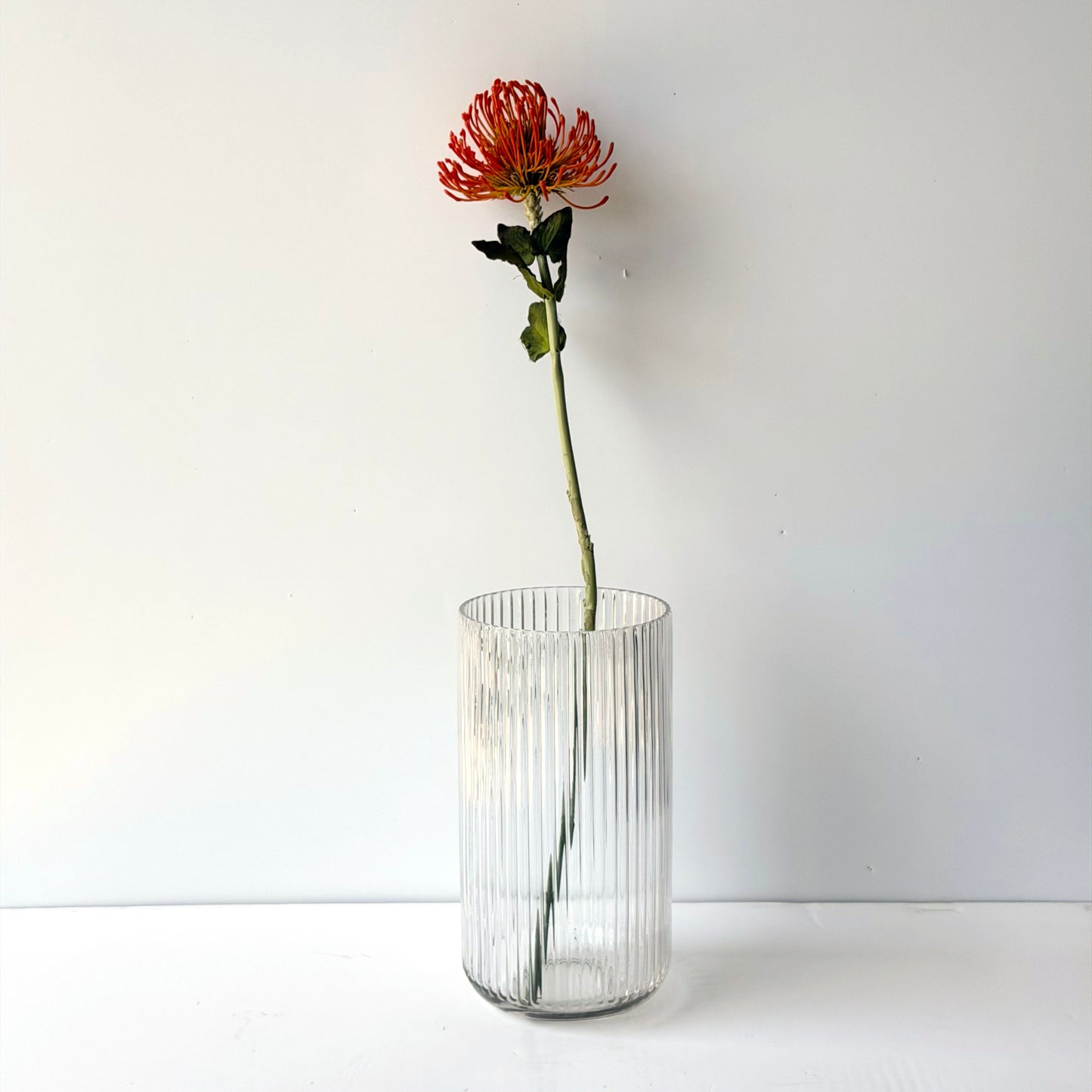 FF0027 SILK PROTEA PINCUSHION STEM