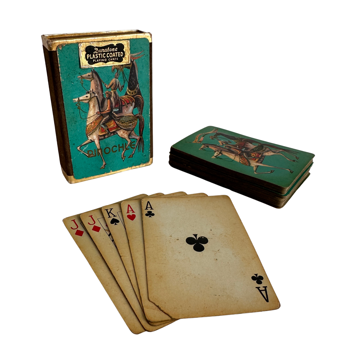 GT002 DURATONE HORSE PEOPLE PLAYING CARDS