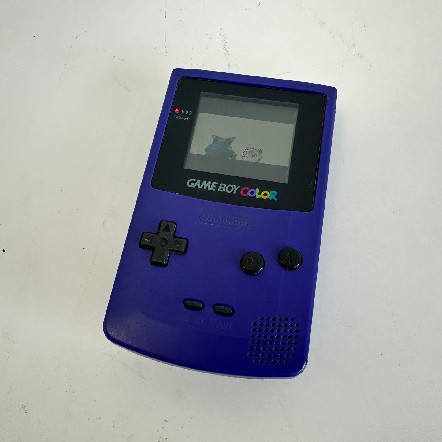 GT006 NINTENDO GAMEBOY COLOR PURPLE WITH GAMES