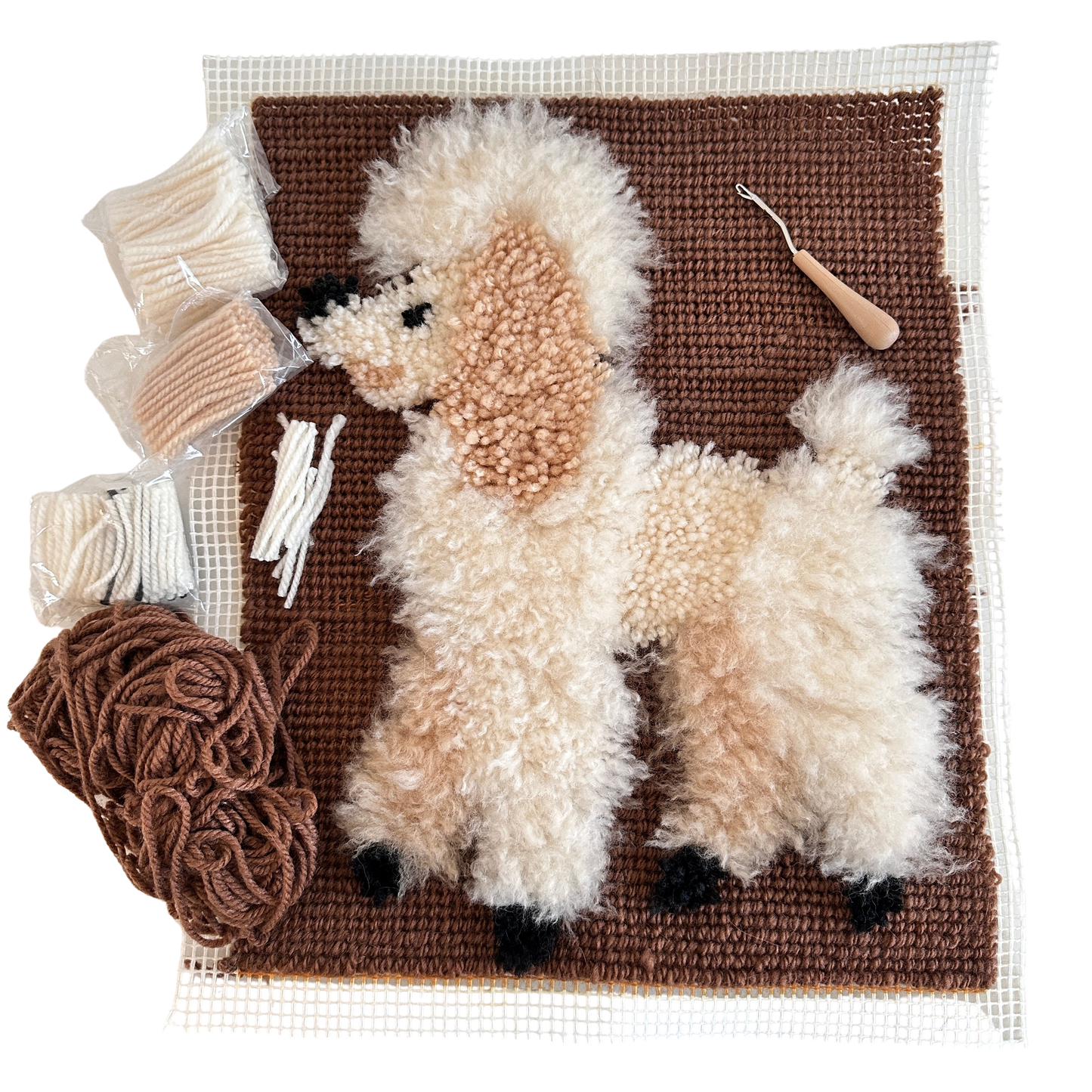 HC009 WIP POODLE LATCHHOOK KIT