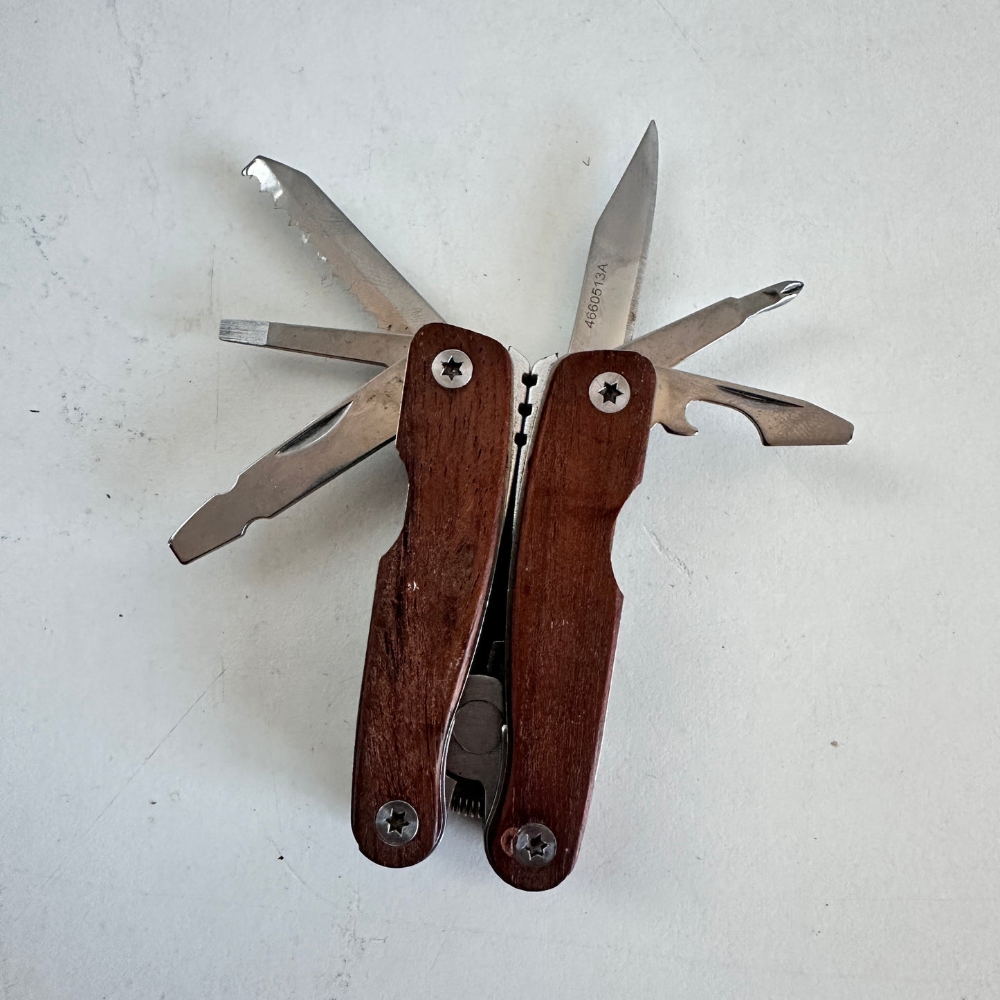 HC010 FAUX WOOD MINI LEATHERMAN