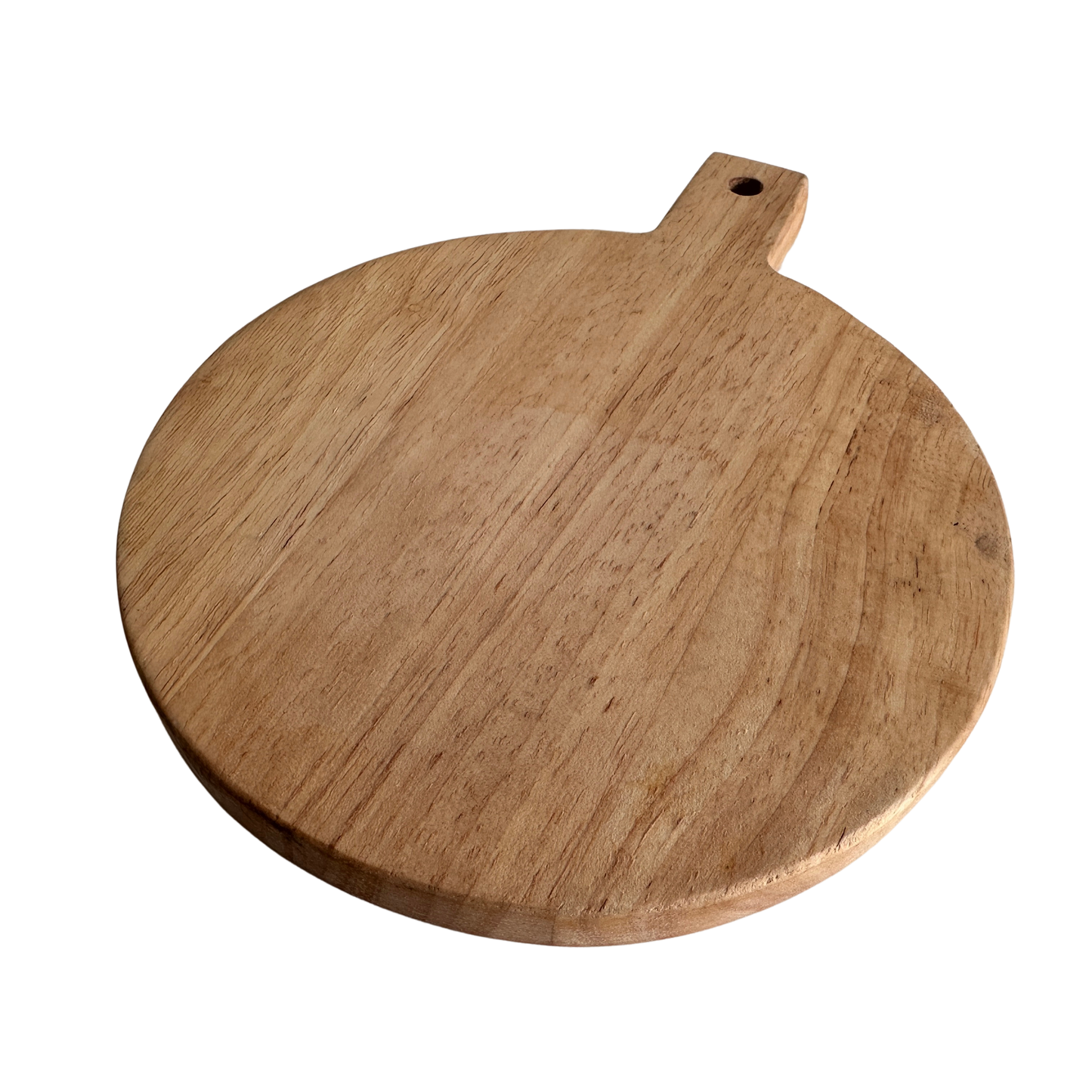KT005 SIMPLE LIGHT WOOD CIRCULAR CUTTING BOARD