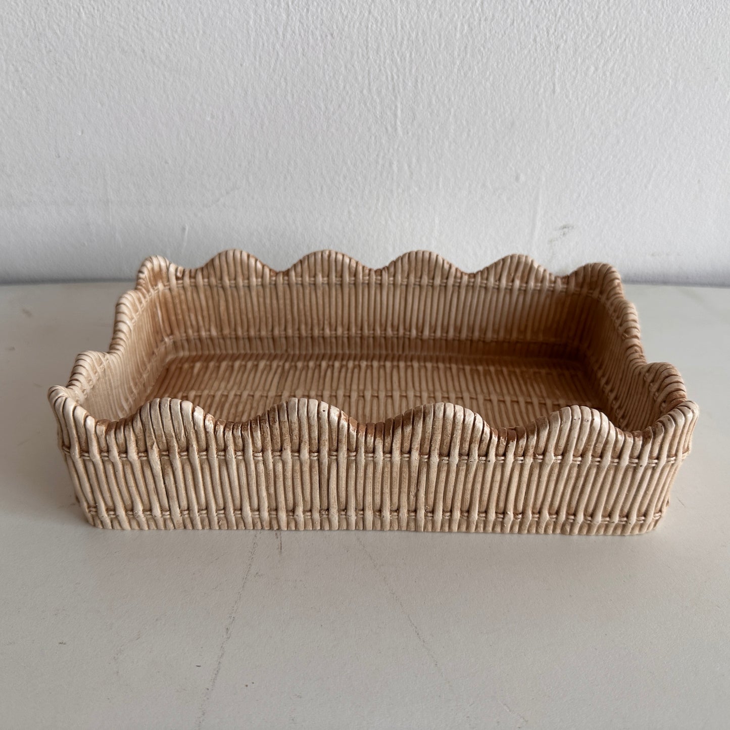 KT006 CERAMIC WOVEN NAPKIN HOLDER