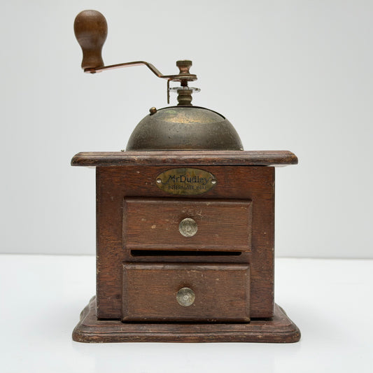 KT030 ANTIQUE WOODEN COFFEE GRINDER