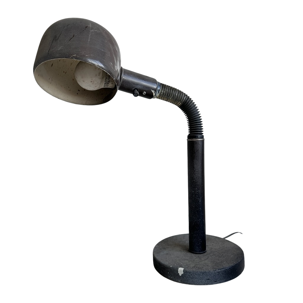 LI019 DISTRESSED INDUSTRIAL MOD GOOSENECK LAMP