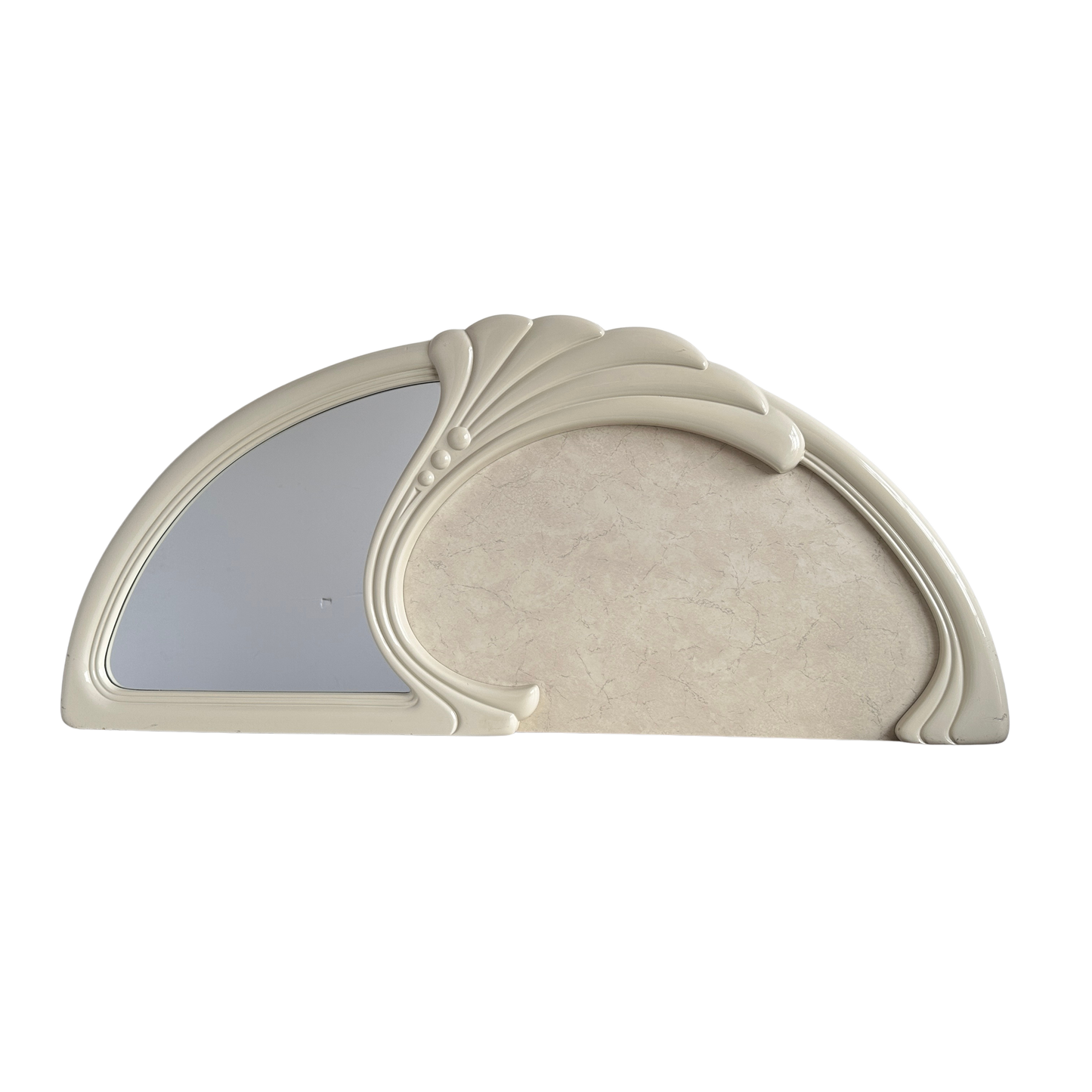 MR005 CREAM DECO HEADBOARD MIRROR