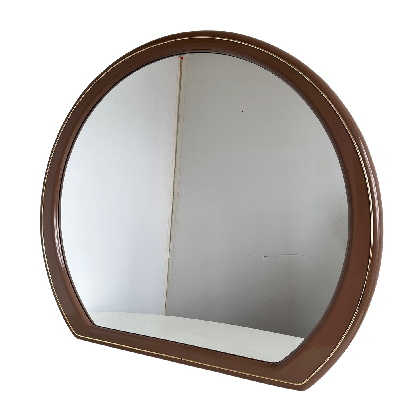 MR006 MAUVE TAUPE & GOLD WALL MIRROR
